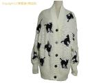 LZLZ13270 : 【HYSTERIC GLAMOUR ヒステリックグラマー】キャットデザインカーディガン ホワイト【中古】の詳細はこちらから