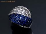 LZTK2018 : K18WG サファイア 約 2.95ct ダイヤ 約 1.04ct デザインリング 約 14号 レセット 瀬戸質店【中古A】の詳細はこちらから