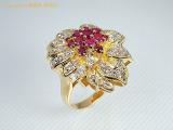 L17831 : K18/750Y/WG ルビー 約 1.15ct ダイヤ 約 0.65ct リング #13.5 レセット 瀬戸質店【中古B】の詳細はこちらから