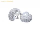 LE5708 : K18WG ダイヤ 約 1.00ct 1.00ct パヴェ ピアス レセット 瀬戸質店【中古B】【IP】の詳細はこちらから