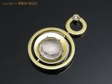 LZLN12923 : 【UYEDA ウエダ】K18YG クオーツ ダイヤ 約0.05ct 回転式 ゴールド デザイン ペンダントヘッド 【中古】の詳細はこちらから