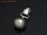 LZNG4478 : PT900 ブラックパール ダイヤ 約 0.04ct デザインペンダントトップ レセット 瀬戸質店【中古B】の詳細はこちらから