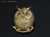 LZNG4514 : K18YG サファイア 約 0.11ct ダイヤ 約 0.07ct フクロウデザインペンダントトップ レセット 瀬戸質店【中古B】の詳細はこちらから