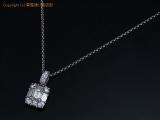 LZLN13896 : Pt850/900 ダイヤ 約 0.414ct, 0.60ct デザインネックレス レセット 瀬戸質店【中古B】の詳細はこちらから