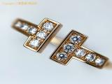 TM2004046 : TIFFANY ティファニー Tワイヤー 750ローズゴールド(18金) ダイヤモンド リングの詳細はこちらから