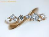 TM2004102 : K18PG 18金ピンクゴールド ダイヤモンド リング ダイヤ0.22ct 指輪 12号の詳細はこちらから