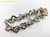 TM2004119 : TIFFANY ティファニー SV925 K18イエローゴールド オープンハート ブレスレット 19cmの詳細はこちらから