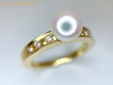 TM2005086 : MIKIMOTO ミキモト K18 18金イエローゴールド アコヤパール 6.5mm リング 指輪 9号の詳細はこちらから