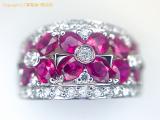 TM2007143 : PT900 プラチナ ルビー ダイヤモンド リング 指輪 R2.56ct D0.60 14号の詳細はこちらから