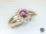 TM2007207 : K18 18金 ルビー ダイヤモンド リング ルビー0.36ct 指輪 10号の詳細はこちらから