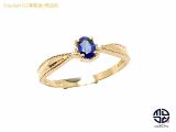 TM2010123 : K18 18金イエローゴールド ブルーサファイア リング 指輪 BS0.32ct D0.02ct 11号の詳細はこちらから
