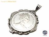 TM2011118 : PT1000 純プラチナ PT900 エリザベス2世 1/5オンス 1990 金貨 コイン ペンダント チャームの詳細はこちらから