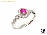 TM2012098 : PT900 プラチナ ルビー ダイヤモンド ルビー0.331ct ダイヤ0.37ct リング 指輪 13号の詳細はこちらから