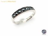 TM2101035 : PT900 プラチナ ブラックダイヤモンド ハーフエタニティ メンズ リング 指輪 D1.00ct 21号の詳細はこちらから