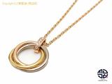 TM2201045 : CARTIER カルティエ 750 18金スリーゴールド トリニティ ダイヤモンド ネックレス アクセサリーの詳細はこちらから