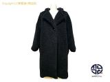 TM2309064 : YOKO CHAN ヨーコチャン 黒ボア ポリエステル ロングコート YCC-620-142 レディース 服 アパレルの詳細はこちらから