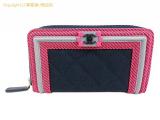 SA527771 : シャネル BOY CHANEL キャンバス スモールウォレット ラウンドファスナー財布 A80566 ネイビーxピンクxグレーの詳細はこちらから