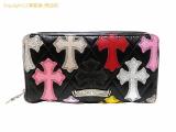 SA5N1670 : クロムハーツ ラウンドファスナー長財布 WALLET-REC F ZIP #2 キルティング セメタリークロス ブラック/マルチカラーの詳細はこちらから
