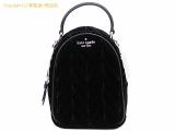 SA5N1821 : kate spade ケイトスペード ベルベット バックパック/リュックサック WKRU6161 ブラックの詳細はこちらから