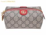 SA529717 : グッチ GUCCI GGスプリーム コスメポーチ/ビューティーケース 548394 ベージュ/レッドの詳細はこちらから