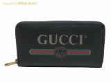 SA529885 : グッチ GUCCIプリント ジップアラウンドウォレット ラウンドファスナー長財布 496317 ブラックの詳細はこちらから