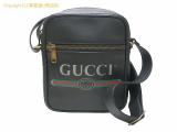 SA529972 : グッチ GUCCI ロゴプリント レザー ショルダーバッグ 523591 ブラックの詳細はこちらから