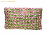 SA530016 : プラダ PRADA ラフィア クラッチバッグ ピンクxグリーンの詳細はこちらから