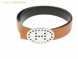SA530060 : エルメス HERMES ベルト エヴリン ボックスカーフ ゴールド/ダークブラウン サイズ85の詳細はこちらから
