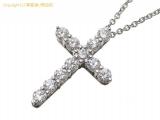 SA72513 : ティファニー TIFFANY&Co. PT950 スモール クロス ダイヤ ネックレスの詳細はこちらから