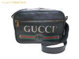 SA530257 : グッチ GUCCI ロゴプリント レザー メッセンジャーバッグ/ショルダーバッグ 523589 ブラックの詳細はこちらから