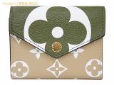 SA530413 : ルイ・ヴィトン LOUIS VUITTON モノグラムジャイアント 三つ折財布 ポルトフォイユ・ゾエ M67640 カーキ/ベージュの詳細はこちらから