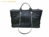 SA530411 : シャネル CHANEL ファブリック フリンジ 2WAY ラージショッピングバッグ/トートバッグ A57180 ブラックの詳細はこちらから