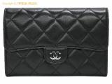 SA531332 : シャネル CHANEL ラムスキン マトラッセ 2つ折り財布 ミディアムウォレット A31505 ブラック シルバー金具の詳細はこちらから