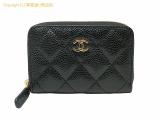 SA531325 : シャネル CHANEL キャビアスキン マトラッセ ラウンドファスナー コインケース/カードケース AP0216 ブラック ゴールド金具の詳細はこちらから