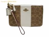 SA532398 : コーチ COACH シグネチャー リストレット ポーチ 32445 未使用品 チョーク/タンの詳細はこちらから