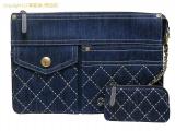 SA532453 : シャネル CHANEL デニム マトラッセ クラッチバッグ/ポーチ コインパース付 前面ポケットの詳細はこちらから