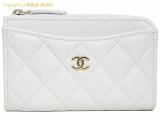 SA532521 : シャネル CHANEL キャビアスキン マトラッセ L字ファスナー フラグメントケース/コインケース/カードケース AP3179 ホワイト系 ゴールド金具の詳細はこちらから