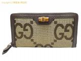 SA532736 : グッチ GUCCI ジャンボGG バンブー ジップアラウンドウォレット ラウンドファスナー長財布 658634 ベージュ&ダークブラウンの詳細はこちらから