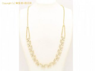 バタフライダイヤK18ネックレス 【 OA208403 】の基本紹介画像