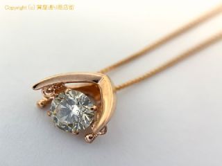 ダンシングストーン クロスフォー K18PG 18金ピンクゴールド ダイヤモンド 0.487ct ネックレス NC 45cm 【 TM2004060 】の基本紹介画像