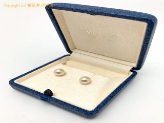 ミキモト MIKIMOTO ミキモト K18 18金 アコヤパール 8.5mm ピアス 【 TM2004067 】の基本紹介画像