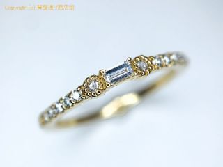 Sirena Azzurro セイレーンアズーロ K18 18金イエローゴールド ダイヤモンド リング 指輪 9号 【 TM2004131 】の基本紹介画像