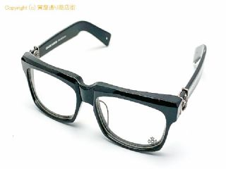 CHROME HEARTS クロムハーツ SPLAT-A ブラック だてメガネ 伊達メガネ 【 TM2004153 】の基本紹介画像