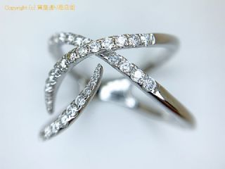 K18WG 18金ホワイトゴールド ダイヤモンド 0.53ct リング 指輪 13号 【 TM2004182 】の基本紹介画像