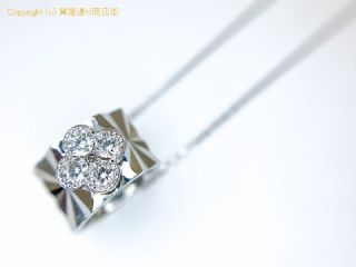 PT950 850 (プラチナ) ダイヤモンド ネックレス D0.17ct 45cm 【 TM2005044 】の基本紹介画像