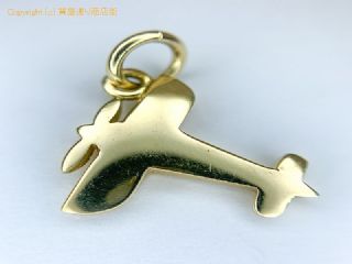 Pomellato ポメラート ドドチャーム DoDo 750 18金イエローゴールド 飛行機 ペンダント 【 TM2005128 】の基本紹介画像