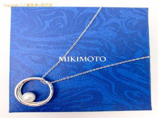 ミキモト MIKIMOTO ミキモト SV925 シルバー アコヤパール ネックレス 約7.5mm 【 TM2005153 】の基本紹介画像