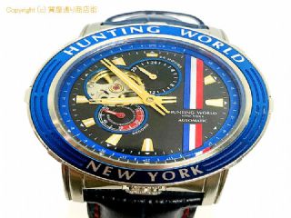 HUNTING WORLD ハンティングワールド HW993 アディショナルタイム 腕時計 自動巻 AT 【 TM1911073 】の基本紹介画像