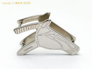 エルメス HERMES エルメス 馬モチーフ ホースヘッド スカーフリング 【 TM2006077 】の基本紹介画像