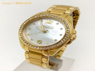 COACH コーチ CA.67.7.34.0678S ラインストーン シェル盤 レディース 腕時計 QZ 電池式 【 TM2006080 】の基本紹介画像